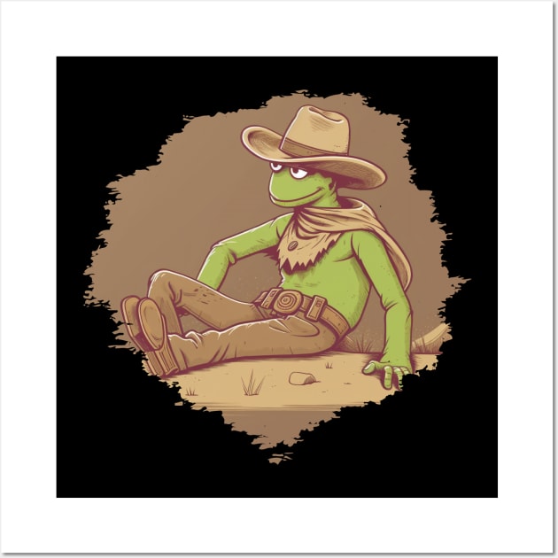 Cowboy Kerm Wall Art by Pixy Official